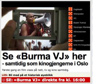 Skjermbilde fra NRK.no i dag.