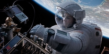Årets åpningsfilm på BIFF var «Gravity» med Sandra Bullock og George Clooney.