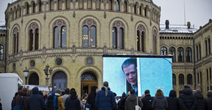Filmbransjen mobiliserer foran Stortinget