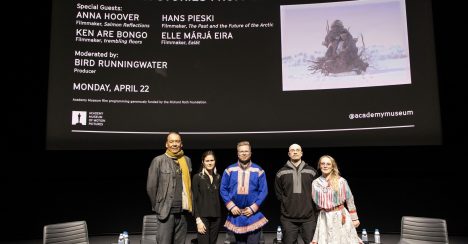 Mønstring av samiske film på The Academy Museum.