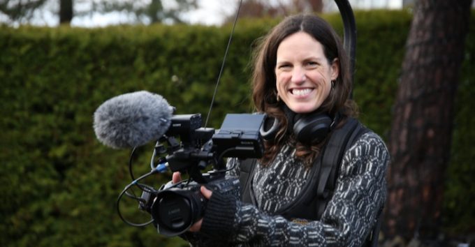 Silje Evensmo Jacobsen åpner Barnefilmfestivalen.